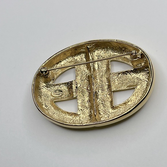 Givenchy GG Logo Vintage  80s Brooch - Picture 4 of 4